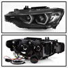 SPYDER 5084347 | Spyder 12-14 BMW F30 3 Series 4DR Projector Headlights - LED DRL - Black (PRO-YD-BMWF3012-DRL-BK); 2012-2014 Alternate Image 5