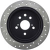 Stoptech 128.44142L | StopTech Lexus IS250 Sport Cross Drilled Brake Rotor, Rear Left; 2006-2015 Alternate Image 5