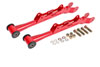 BMR Suspension mtca030r | BMR 10-15 5th Gen Camaro Chrome Moly Non-Adj. Rear Lower Control Arms (Delrin) - Red; 2010-2015 Alternate Image 1