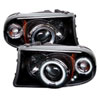 SPYDER 5009807 | Spyder Dodge Dakota 1PC CCFL LED ( Replaceable LEDs ) Projector Headlights - Black - (PRO-YD-DDAK97-CCFL-BK); 1997-2004 Alternate Image 1