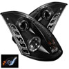 SPYDER 5011060 | Spyder Infiniti G35 2Dr DRL LED Projector Headlights - Black - (PRO-YD-IG35032D-DRL-BK); 2003-2007 Alternate Image 1