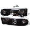 SPYDER 5009524 | Spyder Chevrolet Blazer Halo Projector Headlights - Black - (PRO-YD-CS1098-BK); 1998-2005 Alternate Image 1