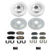 PowerStop crk8811 | Power Stop 2021 Kia Seltos Front & Rear Z17 Coated Brake Kit Alternate Image 1