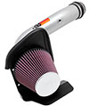 K&N Engineering 693528ts | K&N 10-11 Ford Taurus 3.5L V6 Silver Typhoon Cold Air Intake; 2010-2011 Alternate Image 1