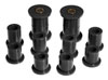 Prothane 18-1005-BL | 89-95 Toyota Truck 2wd Rear Spring & Shackle Bushings - Black; 1989-1995 Alternate Image 1