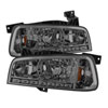 SPYDER 5017642 | xTune Dodge Charger 1PC LED Crystal Headlights - Smoke; 2006-2010 Alternate Image 2