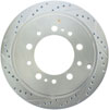 Stoptech 227.44157R | StopTech Toyota Sequoia Select Sport Drilled/Slotted Rotor, Rear Right; 2008-2016 Alternate Image 1