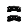 MGP 18031SPONBK | 4 Caliper Covers Engraved Front Pontiac Rear Arrow Black Finish Sil Char 2004 Pontiac Bonneville; 2004-2005 Alternate Image 6