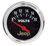 AutoMeter 7040 | Autometer 87-96 Jeep Wrangler YJ 7pc Direct-Fit Dash Gauge Kit; 1987-1996 Alternate Image 6