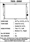 CSF 7058 | 00-06 BMW M3 (E46) Triple Pass Radiator; 2000-2006 Alternate Image 5