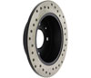 Stoptech 128.40017R | StopTech Honda CRX Sport Cryo Cross Drilled Rotor, Rear Right; 1990-1991 Alternate Image 4