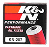 K&N Engineering kn207 | K&N Kawasaki / Suzuki / Betamotor 1.5in OD x 1.719in H Oil Filter Alternate Image 6