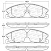 Stoptech 309.16110 | StopTech Sport Brake Pads Ford Flex 352mm Front Disc, Front; 2013-2018 Alternate Image 1