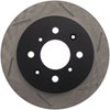 Stoptech 126.40017SL | StopTech Honda CRX Sport Slotted Brake Rotor, Rear Left; 1990-1991 Alternate Image 1