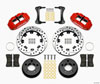 Wilwood 140-12576-dr | Narrow Superlite 4R Front Kit 12.19in Drilled Red 87-89 Jeep YJ; 1987-1989 Alternate Image 1