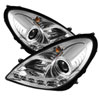 SPYDER 5014993 | Spyder Mercedes Benz R171 SLK ( HID Type ) DRL LED Projector Headlights - Chrome - (PRO-YD-MBSLK05-HID-DRL-C); 2005-2010 Alternate Image 1