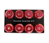 NRG fw-800rd | Fender Washer Kit w/Color Matched M8 Bolt Rivets For Plastic (Red) - Set of 8 Alternate Image 1