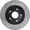 Stoptech 127.40040L | StopTech Acura ILX Sport Drilled/Slotted Rotor, Rear Left; 2013-2015 Alternate Image 5