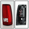 SPYDER 5008787 | xTune Chevrolet Silverado 1500/2500/3500 (Do not fit 3500. Stepside. Barn Door) LED Tail Lights - Red Clear; 2003-2006 Alternate Image 3