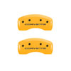 MGP 13007SCV5YL | 4 Caliper Covers Engraved Front & Rear C5/Corvette Yellow finish black ch; 1997-2004 Alternate Image 3