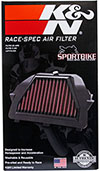 K&N Engineering du1112r | K&N 2012 Ducati 1199 Panigale/Panigale S/Panigale S Tricolore - Race Specific Replacement Air Filter Alternate Image 8