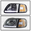 SPYDER 5014801 | xTune Ford Expedition ( Will Not Fit Anything Before Manu. Date June ) Crystal Headlights W/ Clear LED Corners - Smoke; 1997-2002 Alternate Image 3