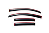 AVS 194323 | 07-12 Dodge Caliber Ventvisor In-Channel Front & Rear Window Deflectors 4pc - Smoke; 2007-2012 Alternate Image 1