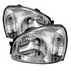 SPYDER 9024832 | Xtune Hyundai Santa Fe 2003-2006 Crystal Headlights Chrome HD-JH-HYSA03-C; 2003-2006 Alternate Image 1