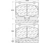 Stoptech 305.10910 | StopTech Street Select Brake Pads Acura RL, Front; 2005-2012 Alternate Image 1