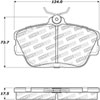 Stoptech 305.05980 | StopTech Street Select Brake Pads Mercury Cougar Sport Pkg, Front; 1996-1997 Alternate Image 1