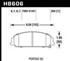 Hawk Performance HB606B.650 | Hawk 2012 Chevrolet Caprice 3.6 HPS 5.0 Front Brake Pads; 2012-2012 Alternate Image 1