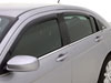 AVS 194458 | 07-10 Chrysler Sebring Ventvisor In-Channel Front & Rear Window Deflectors 4pc - Smoke; 2007-2010 Alternate Image 2