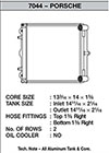 CSF 7044 | 96-04 Porsche Boxster (986) Radiator (Fits Left & Right Side); 1996-2004 Alternate Image 5