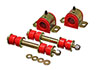 Energy Suspension 8.5122r | 93-98 Toyota Supra Red 22mm Rear Sway Bar Frame Bushings; 1993-1998 Alternate Image 1