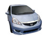 AVS 620003 | 09-10 Honda Fit Aeroskin Low Profile Hood Shield - Chrome; 2009-2010 Alternate Image 1