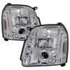 SPYDER 5029324 | Spyder GMC Yukon XL Halo LED ( Replaceable LEDs ) Projector Headlights - Chrome - (PRO-YD-GY07-HL-C); 2007-2012 Alternate Image 2