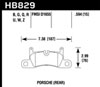 Hawk Performance HB829W.594 | Hawk 12-17 Porsche 911 DTC-30 Race Rear Brake Pads; 2012-2017 Alternate Image 2