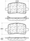 Stoptech 305.10280 | StopTech Street Select Brake Pads Pontiac G5, Front; 2007-2008 Alternate Image 1