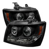 SPYDER 5078346 | Spyder Chevy Suburban 1500/2500 Projector Headlights - LED Halo - LED Black Smoke - (PRO-YD-CSUB07-HL-BSM); 2007-2014 Alternate Image 2