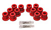 Energy Suspension 8.2106r | 81-89 Toyota FJ40/FJ60 Landcruiser 2/4WD Red Front & Rear Leaf Spring Bushing Set; 1981-1989 Alternate Image 1