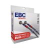 EBC bla77494l | 2015+ Audi RS7 4.0TT (w/Cast Iron Rotors & Round Weights) Stainless Steel Brake Line Kit; 2015-2023 Alternate Image 1