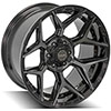 4Play Wheels 4p06-20100-6d55-18bbt | 4PLAY Wheel 20 4PLAY GEN3 Wheel 4P06 Brushed Black 20x10 Toyota Tundra 2022; 2020-2022 Alternate Image 2