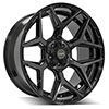 4Play Wheels 4p06-22100-5d55-18bbt | 4PLAY Wheel 22 4PLAY GEN3 Wheel 4P06 Brushed Black 22x10 Dodge Dakota 2005-2011; 2005-2011 Alternate Image 2