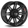 4Play Wheels 4p08-22120-6d55-44bbt | 4PLAY Wheel 22x12 4P08 Brushed Black Rim GMC Yukon 1992-2022; 1992-2022 Alternate Image 2