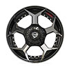 4Play Wheels 4p50-22120-6d55-44bbt | 4PLAY Wheel 22x12 4P50 Brushed Black Rim GMC Yukon 1992-2022; 1992-2022 Alternate Image 1