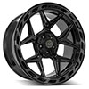 4Play Wheels 4p55-22100-5d55-18bbt | 4PLAY Wheel 22 4PLAY GEN3 Wheel 4P55 Brushed Black 22x10 Jeep Wrangler 2007-2022; 2007-2022 Alternate Image 2