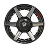 4Play Wheels 4p60-20100-6d55-18bbt | 4PLAY Wheel 20x10 4P60 Brushed Black GMC Yukon 1992-2022; 1992-2022 Alternate Image 1