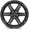 4Play Wheels 4p63-22120-5d55-44bbt | 4PLAY Wheel 22 4PLAY GEN3 Wheel 4P63 Brushed Black 22x12 Jeep Grand Cherokee 1999-2022; 1999-2022 Alternate Image 1