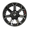 4Play Wheels 4p70-22100-6d55-18bbt | 4PLAY Wheel 22x10 4P70 Brushed Black Lexus LX450 1996-1997; 1996-1997 Alternate Image 1