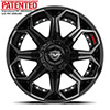 4Play Wheels 4p80r-20100-5d55-24bbt | 4PLAY Wheel 20x10 4P80R Brushed Black Rim Jeep Grand Cherokee 1999-2022; 1999-2022 Alternate Image 1